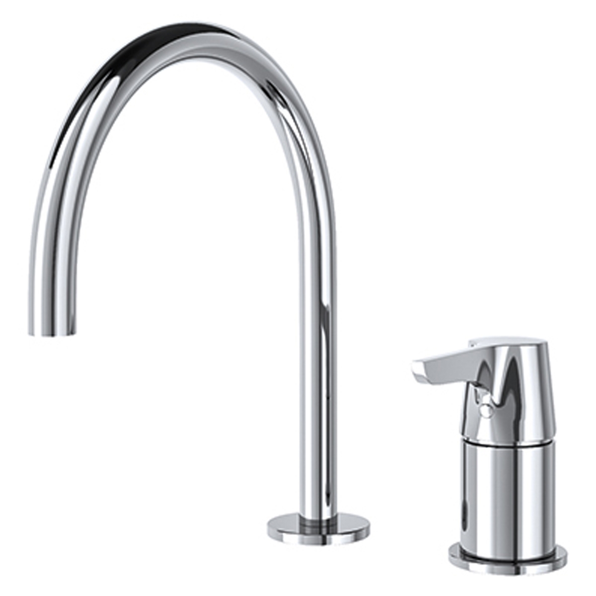 Adagio chrome single-lever shelf faucet