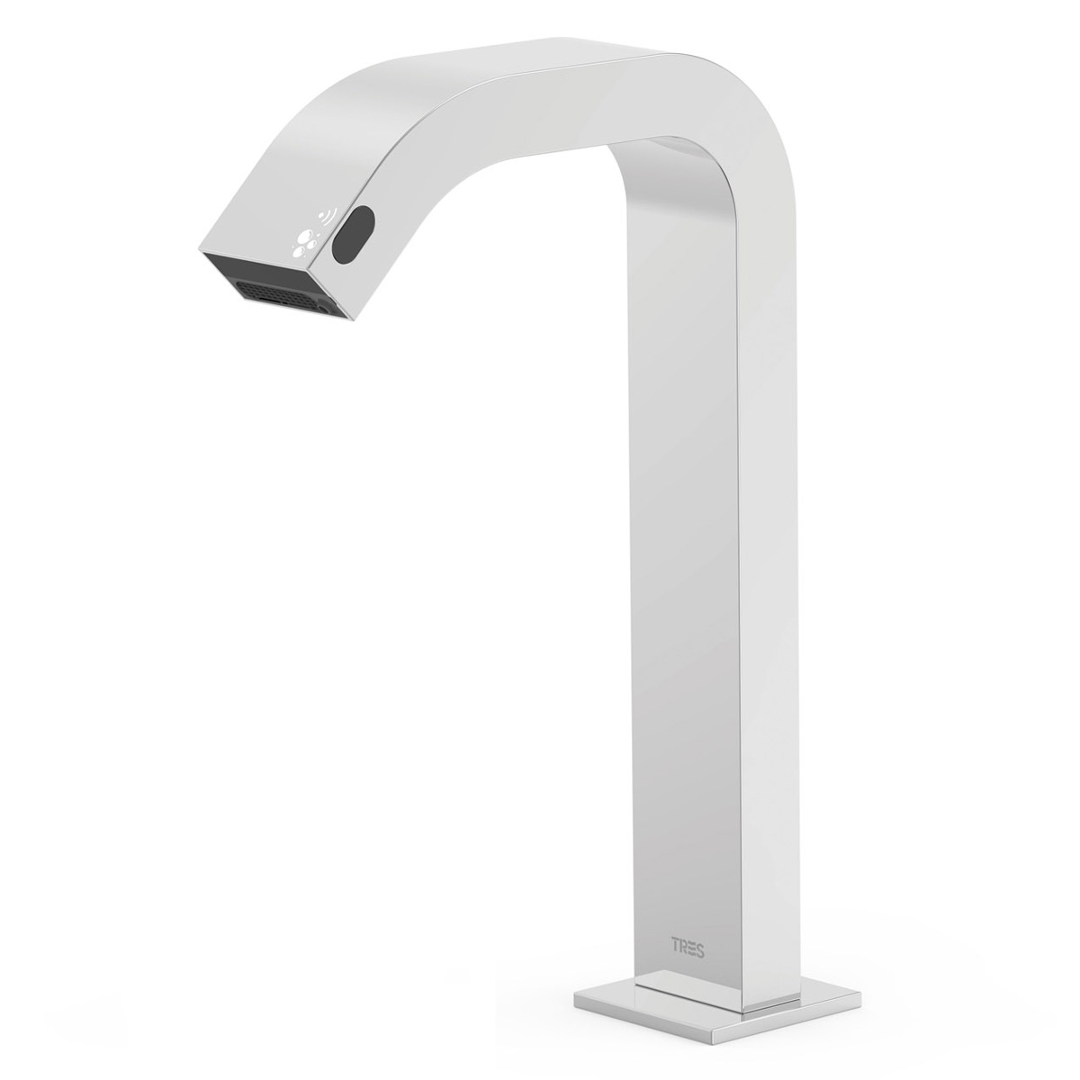 Grifo electrónico 1 agua alto con dispensador jabón Electronic cromo