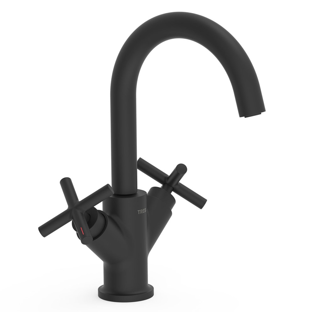 Montblanc-Serie Zwei-Hebel-Beckenwasserhahn Schwarz