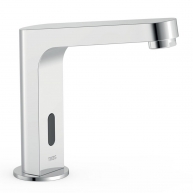 Robinet électronique avec système de prémixage pour lavabo électronique chromé