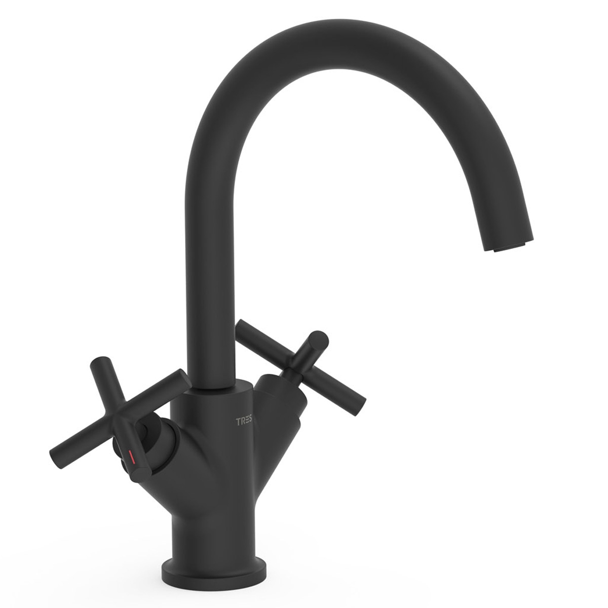 Montblanc Series High Double-Handle Basin Faucet black