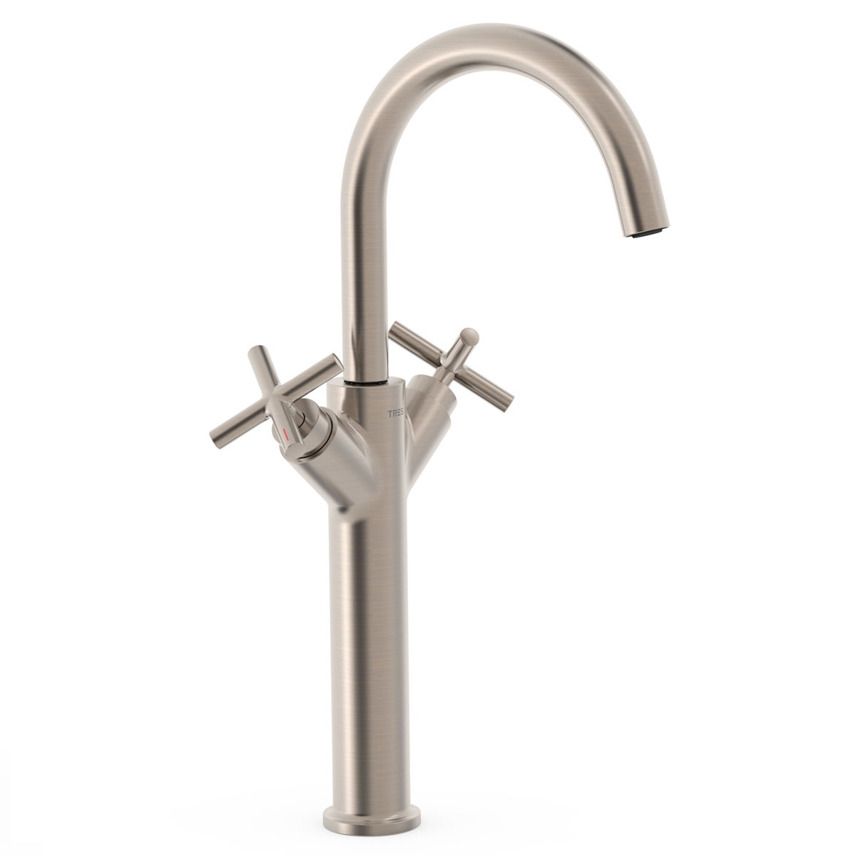 Torneira de punho duplo XXL para aço lavatório da série Montblanc