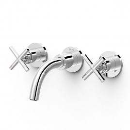 Série Montblanc Robinet encastrable à deux leviers pour lavabo