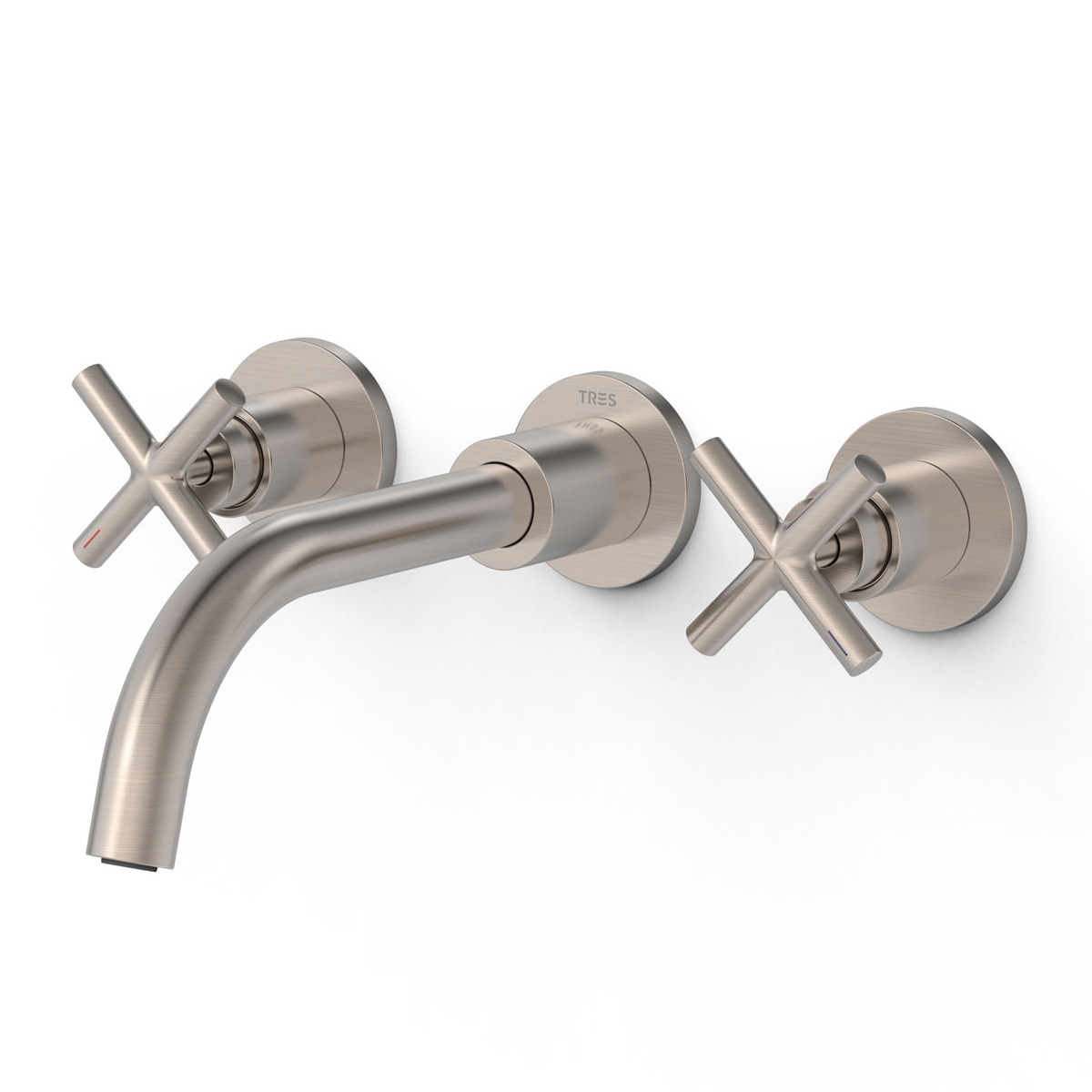 Long built-in double handle faucet for Montblanc steel series sink