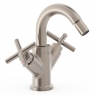 Two-lever bidet faucet Montblanc series steel