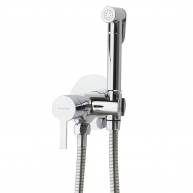 Faucet With Shower and Double Closure For WC Toilet Magnet chrome