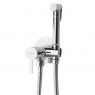 Robinet avec douche et double fermeture pour WC WC aimanté chrome