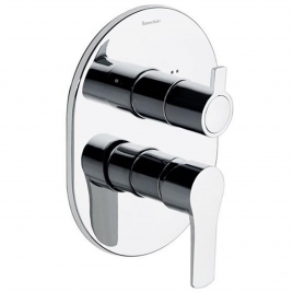 Plaque encastrée ultra-mince pour douche et baignoire série Titanium