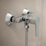 Titanium Round Shower Head Set For Shower And Bath