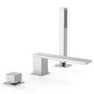 Cuadro Exclusive single-lever faucet for bathtub edge chrome finish