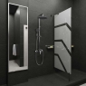 Telescopic shower column with thermostatic tap from the Titanium Series