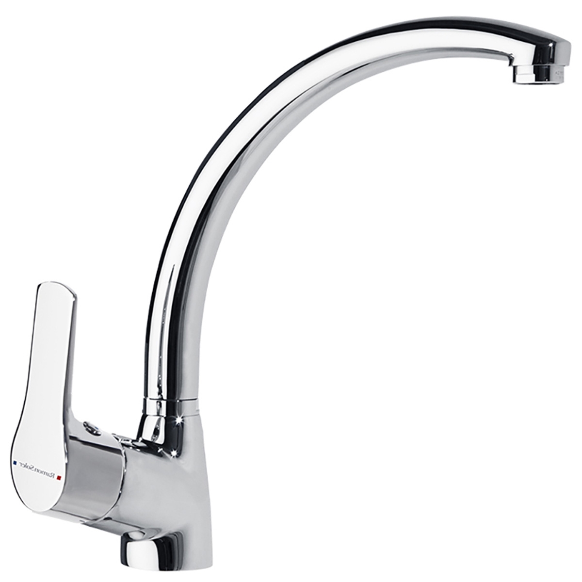 Single-lever sink faucet with swivel spout Titanium Series chrome finish