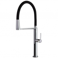 Robinet monocommande avec bec flexible de la série Kitchen Magnet finition chromée