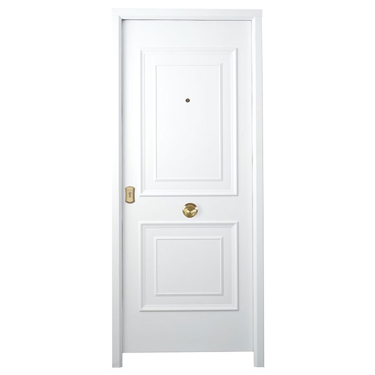 Porta Blindada Double Caseton - Cearco branco
