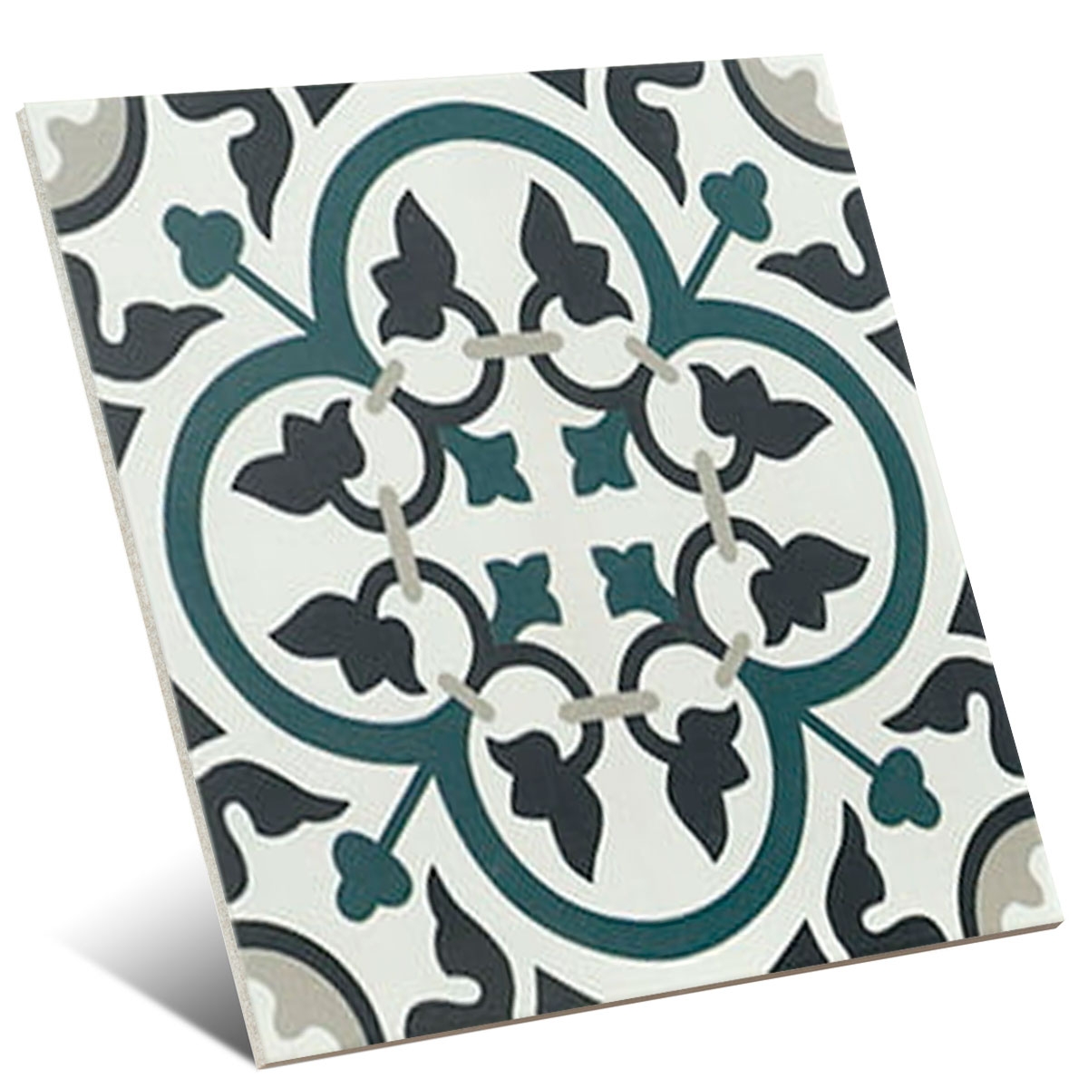 Green and black tile infusion st etienne