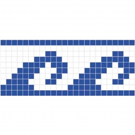 Border Waves de carreaux de mosaïque pour piscine (Unité)
