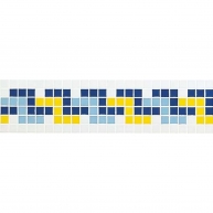 Border 3 carreaux de mosaïque pour piscine - Marca VIDREPUR