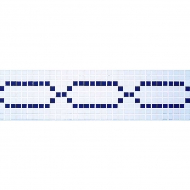 Mosaic tile border B for swimming pool (Unit)
