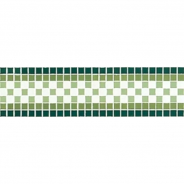 Borda 9 de mosaicos para piscina (Unidade)