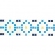 Bordure 11 de carreaux de mosaïque pour piscine VIDREPUR