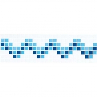 Bordure 12 de carreaux de mosaïque pour piscine VIDREPUR