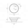 Atlanta Circular Washbasin - Circular Washbasins - Brand The Bathco