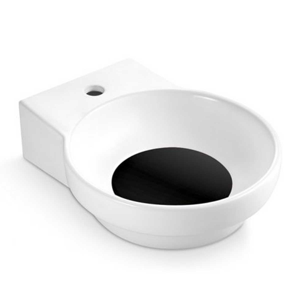 Marseille Black Circular Sink - The Bathco