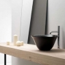 Nordic Black Circular Sink The Bathco