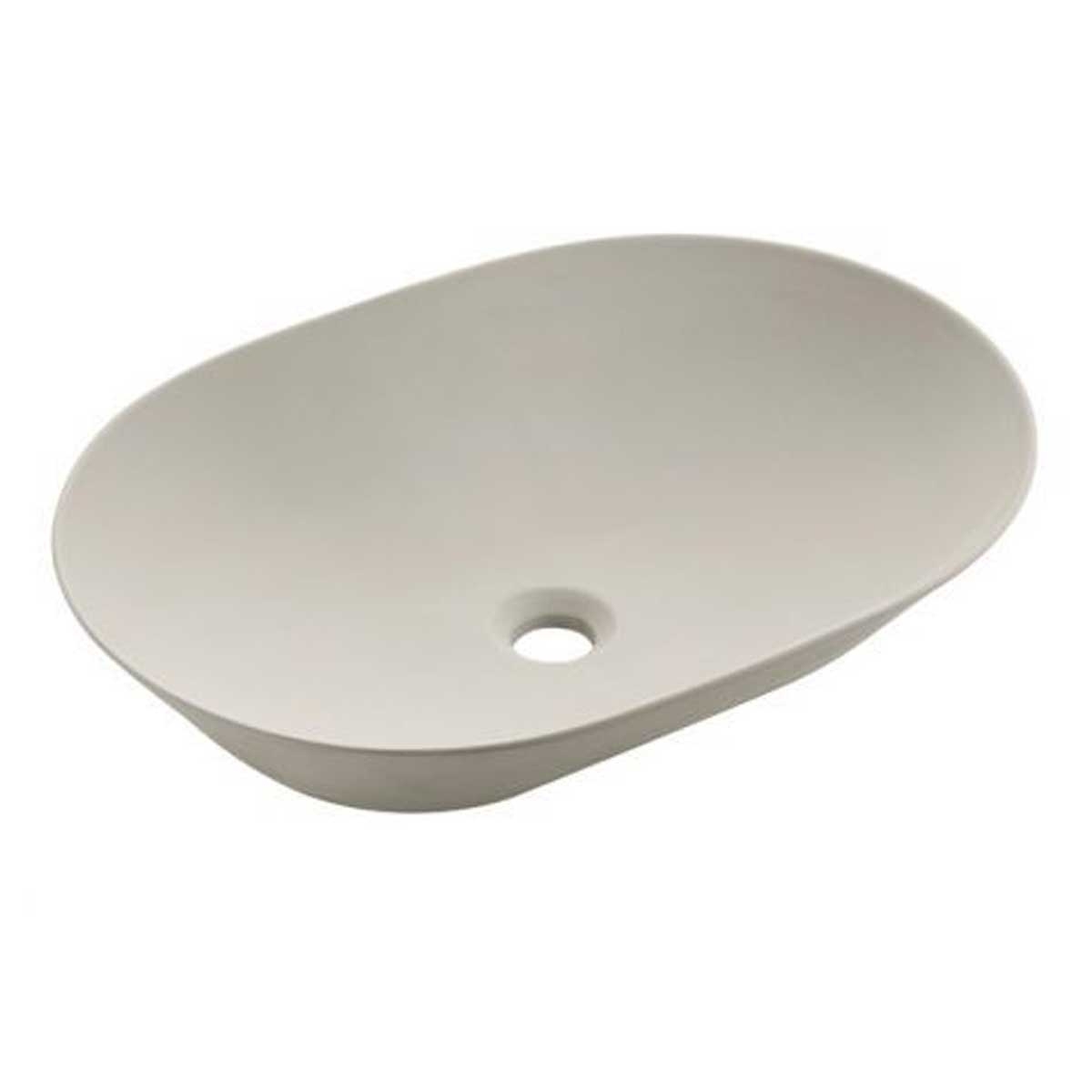 New Toulouse cream Oval Sink - The Bathco