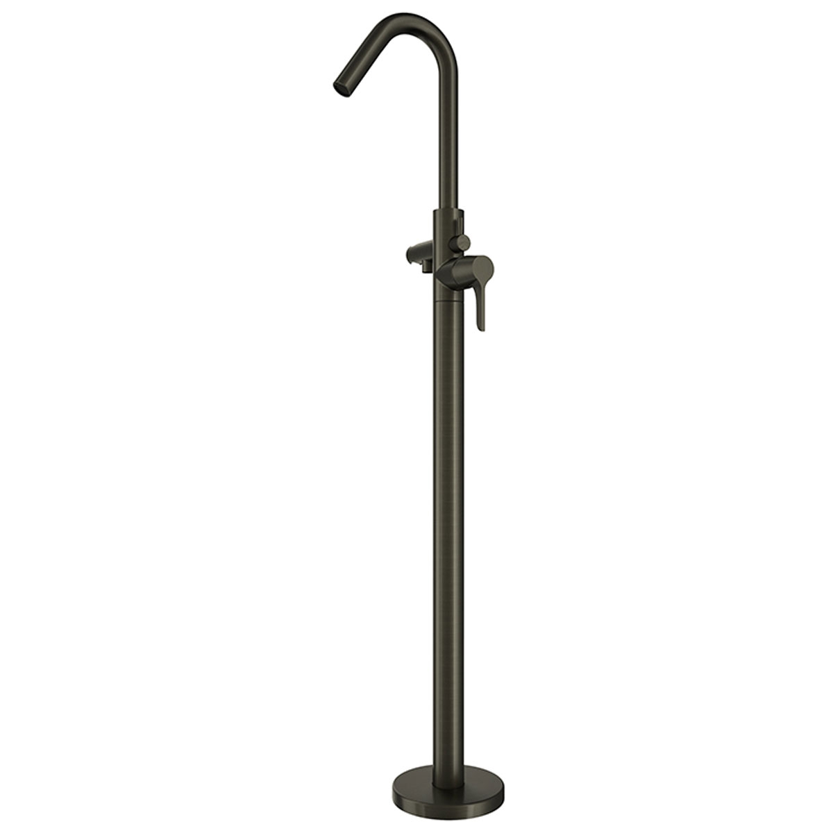 Adagio Ramon Soler series graphite single-lever bathtub column