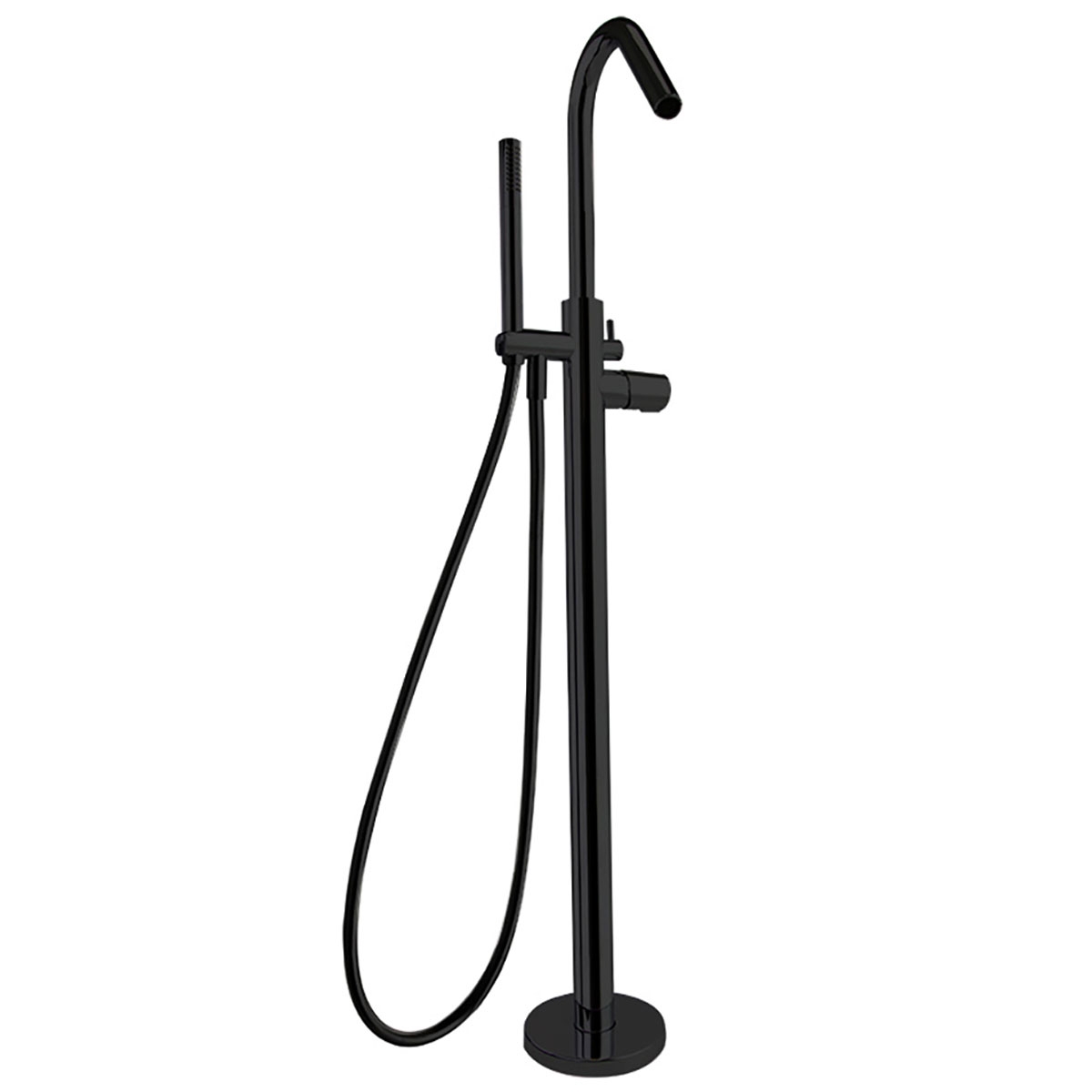 Colonne monocommande pour baignoire avec douche noir mat Tzar Ramon Soler Series