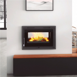 Inserção frontal de madeira com turbina IT-172 K (70cm) + Presente direto