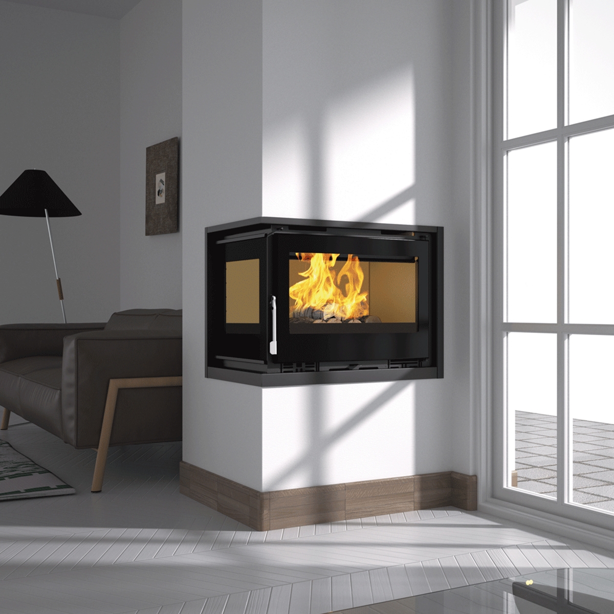 Eckholzeinsatz mit Turbine IT-172 D/I