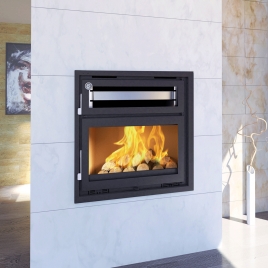 Insert en bois avec turbines IT-180 H (80cm) + Cadeau direct