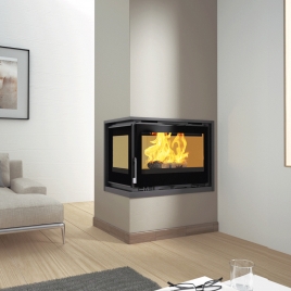 Corner wood insert with turbine IT-182 (80cm) + Direct gift