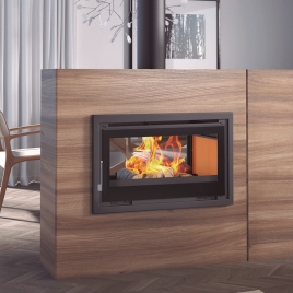 Holzeinsatz mit doppelseitiger Turbine IT-102 (100 cm) + Direktschenkung