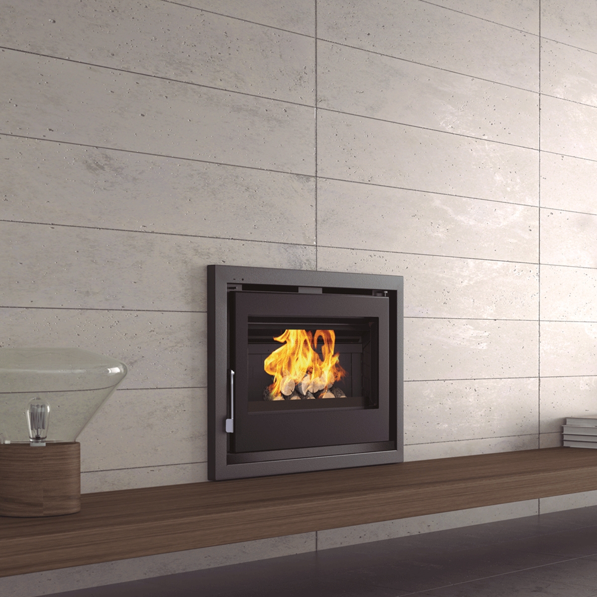 Holzeinsatz mit Turbine IT-165 F