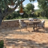terrasse extérieure avec déchiqueteuse Hexagono physis