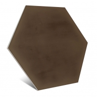 Figuli Brown Hexagon 15x17cm
