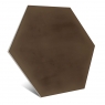 Figuli Brown Hexagon 15x17cm
