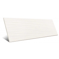 9523 Pyramide en relief blanc 30x90 PORCELANITE