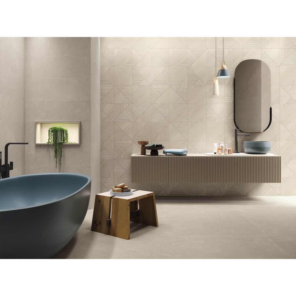 9545 Relief en hêtre Rect. 30x90 Amazon Series PORCELANITE