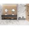 9544 Oak relief Rect. 30x90 - Amazon Series by PORCELANITE