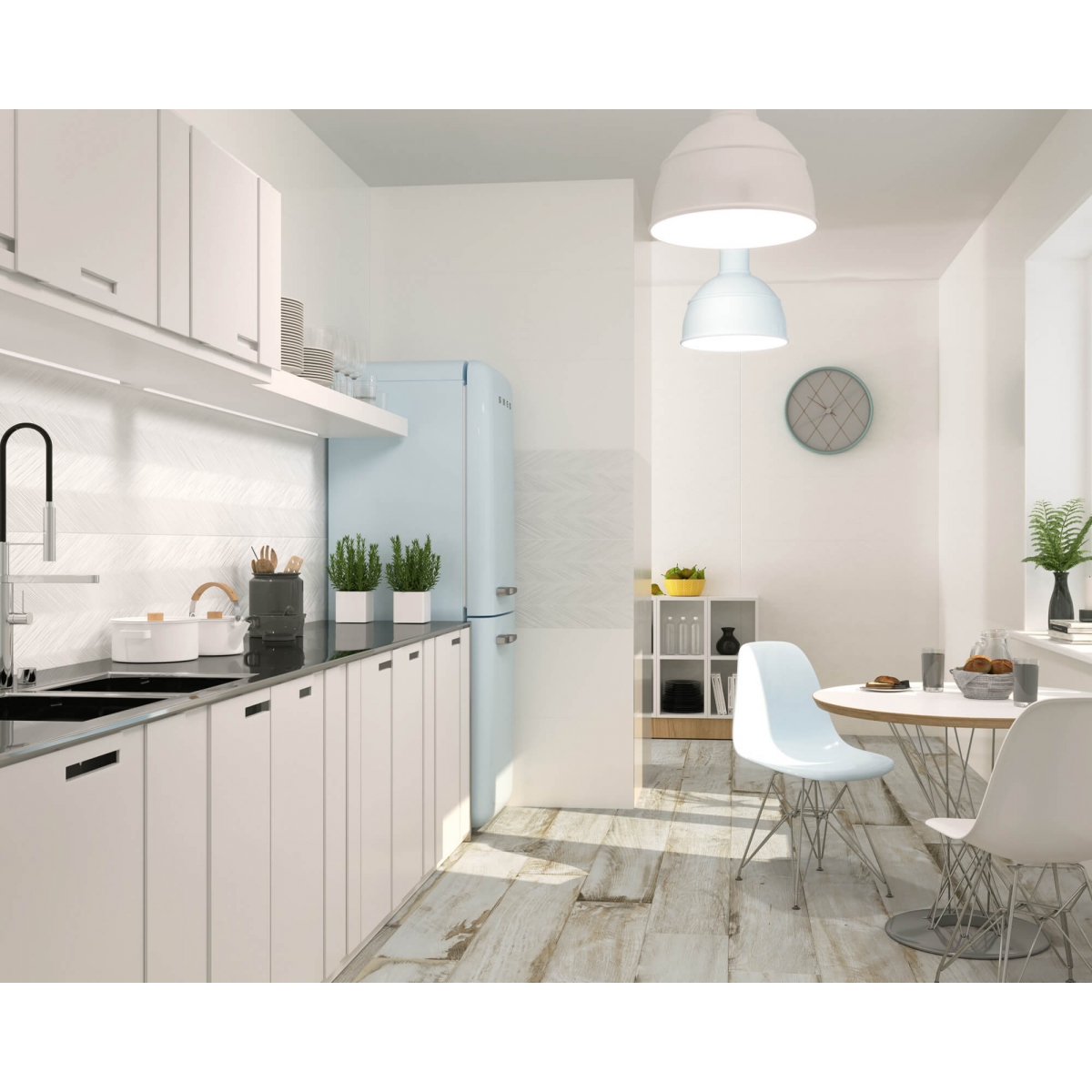 1207 Branco brilhante 40x120