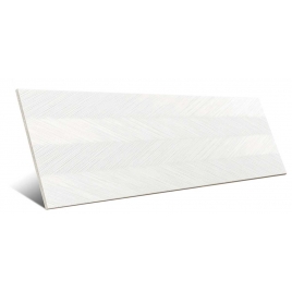 1207 White Gloss Relief Herringbone 40x120 (caixa de 1,44 m2)