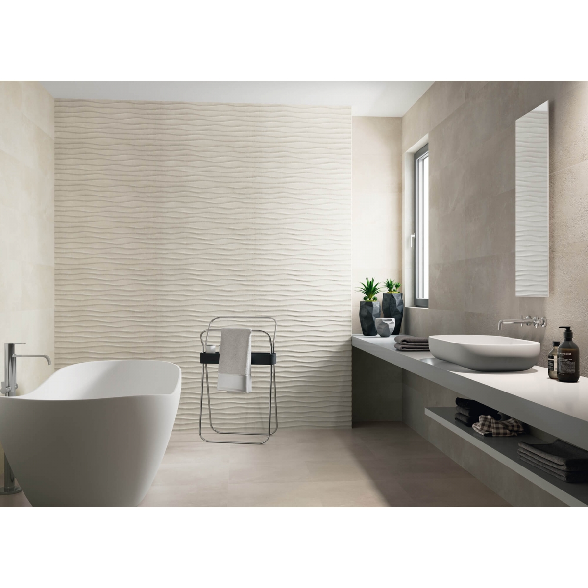 8200 Pérola em relevo 33.3x80 Série Manhattan