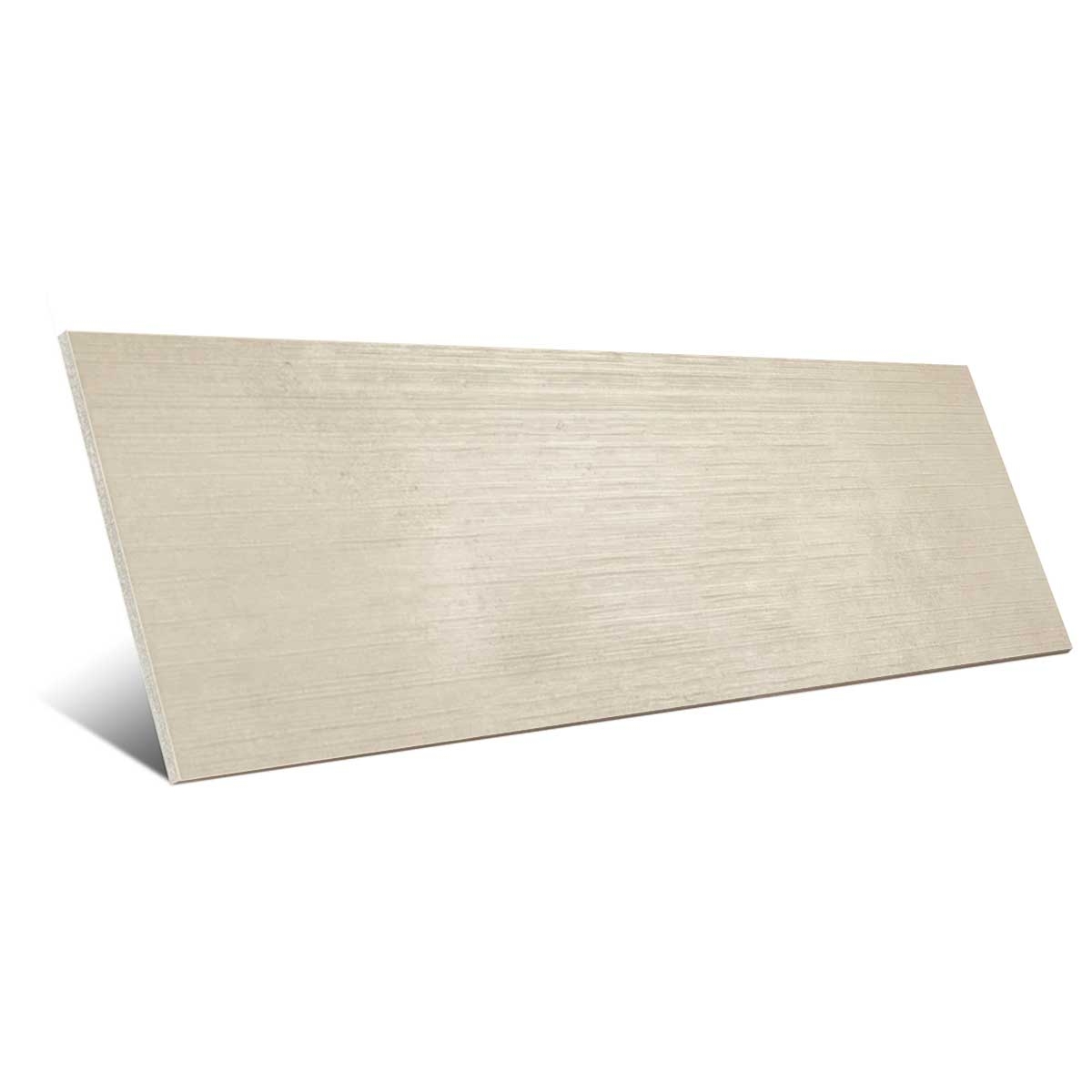 9521 Cream Embossing 30x90 Manhattan Serie von PORCELANITE