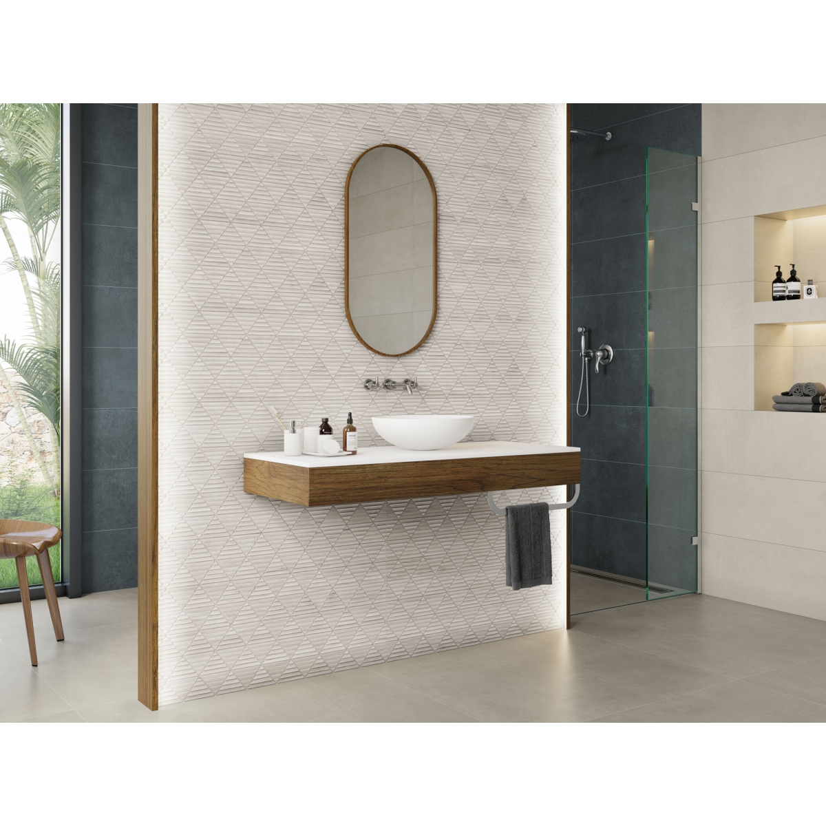 9549 Cinza de alívio 30x90 Série Gizé