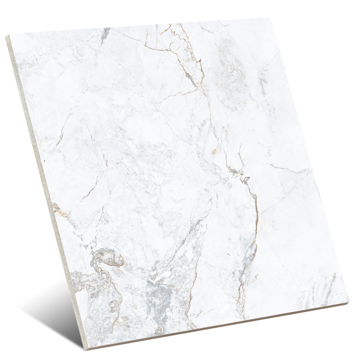 1866 Weiße Pulido 98×98 Iguazu-Serie von PORCELANITE