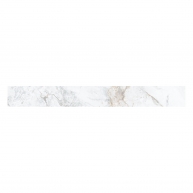 Polished white marble skirting board 7.5x98